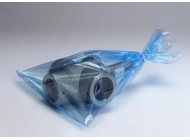 Blue Tinted Poly Bags - Flat Bags (12 Sizes)